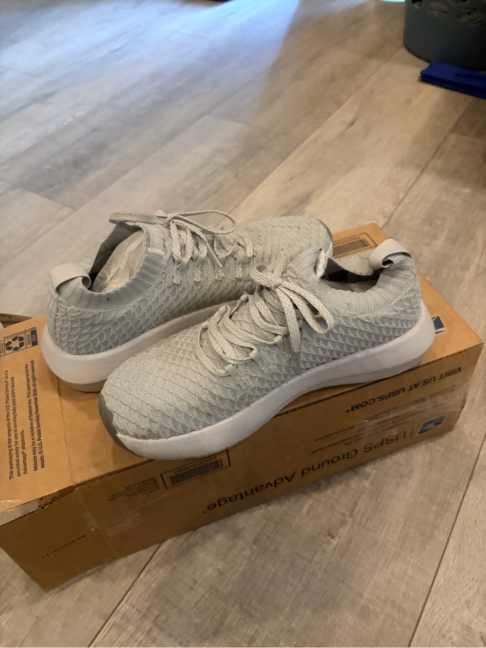 NOBULL Light Gray Knit Athletic Shoes